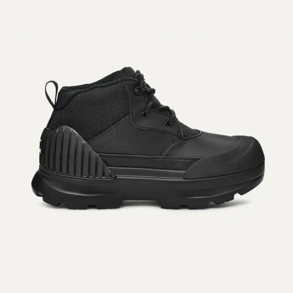 New UGG Neumel X Waterproof Lace Up Rain Hiking Ankle Boots in black  825 6S3 - Picture 1 of 9